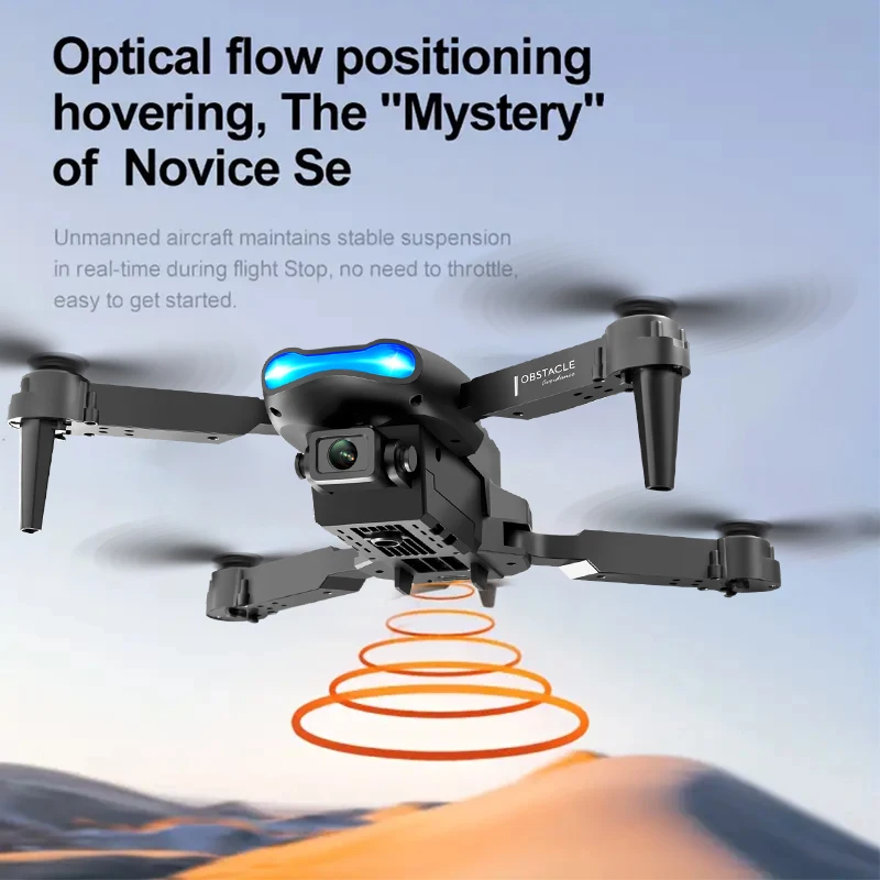 ZNLYRION Foldable RC Drone with Dual HD Camera Optical Flow Positioning Obstacle Avoidance FPV WIFI APP Control One Key Return 360° Flip Quadcopter Toy for Beginners