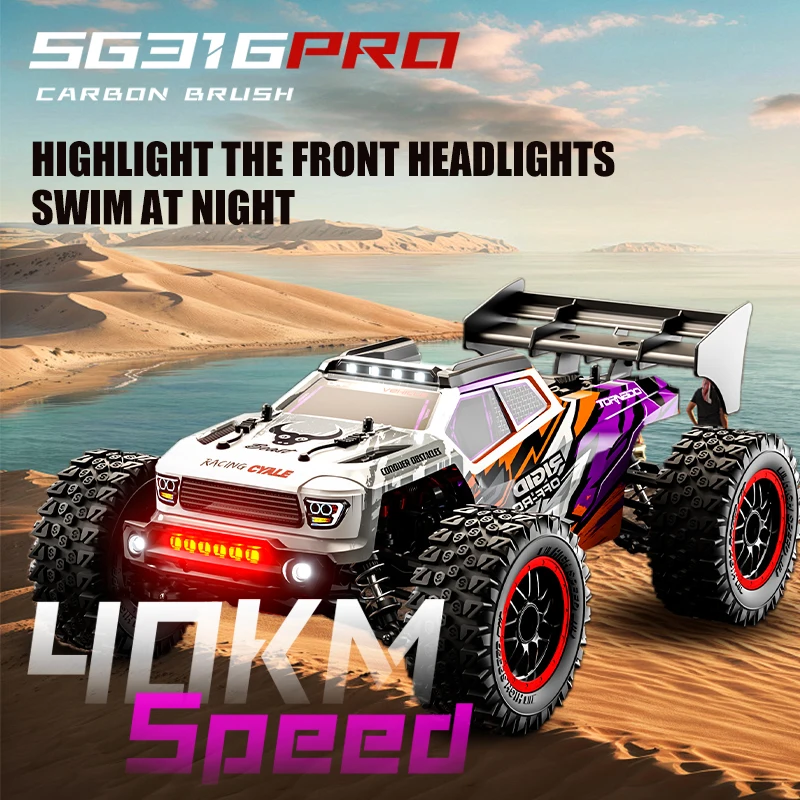 ZNLYRION RC Monster Truck 1:12 Scale 4WD Brushless Max 80KM/H 35A ESC Metal Drive Shaft Independent Suspension All Terrain RC Off-Road Racing Vehicle