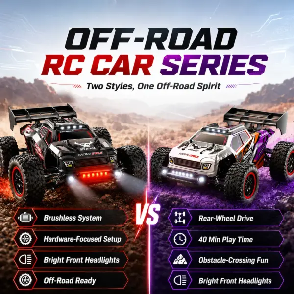 ZNLYRION RC Truck SG316MAX PRO High Speed Brushless Full Metal Gear Differential 2.4Ghz 300M Remote Distance LED Headlight Big Foot RC Car For Adult Hobby