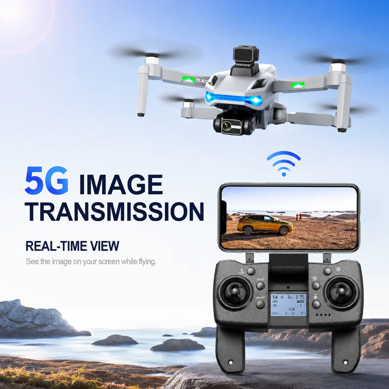 ZNLYRION S135 EIS PRO GPS Drone 8K HD Dual Camera 3-Axis Gimbal 360° Obstacle Avoidance Brushless Motor 5G FPV RC Quadcopter