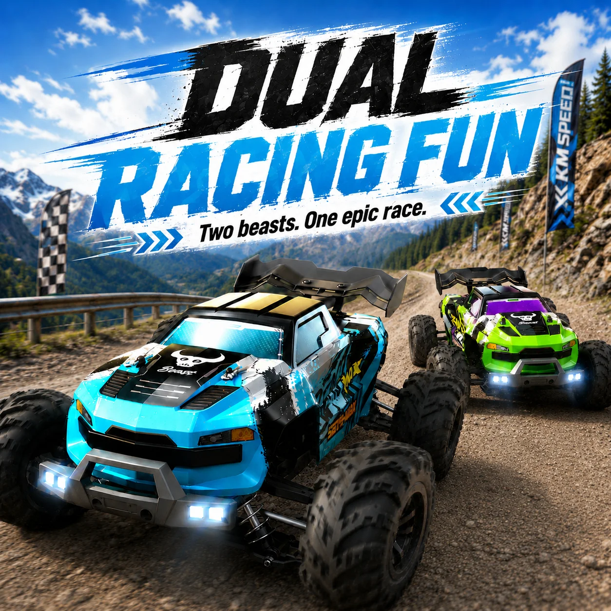 ZNLYRION RC Off-Road Monster Truck Buggy 1:16 4 Wheel Drive SG116MAX PRO Vehicle Optional Brushless Motor Anti-Slip Tire Remote Control Racing Truck