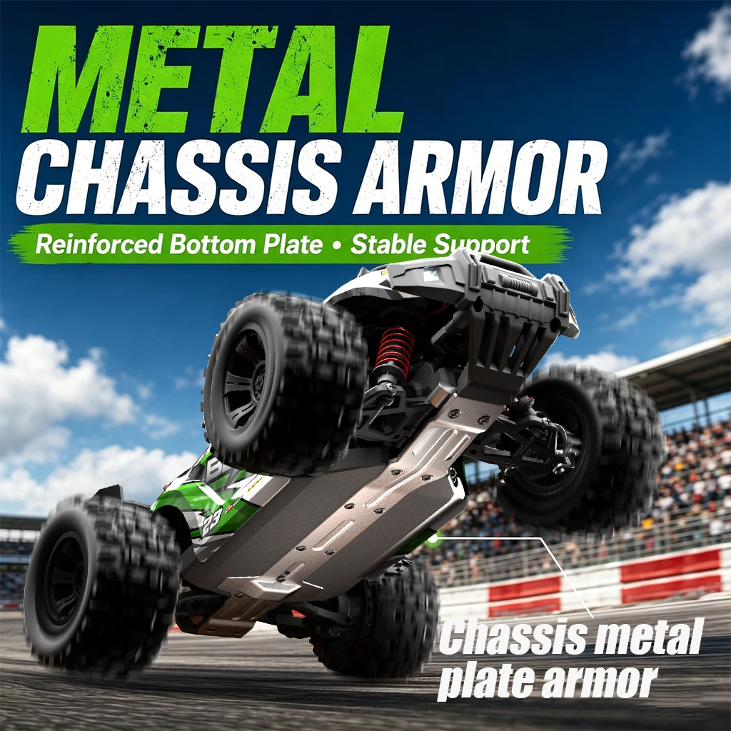 ZNLYRION 1:18 4WD RC Buggy Car 35KM/H High Speed Off Road RC Truck With Metal Chassis Head-up Wheel LED Headlight 2.4G Remote Control Hobby Toy Vehicle