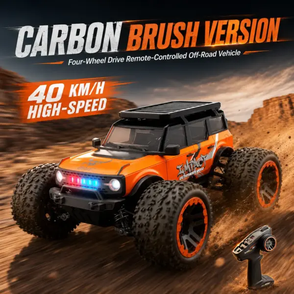 ZNLYRION 1:20 Scale RC Monster Truck SG201MAX PRO 4WD Brushless 55KM/H 2.4G Remote Control Off-Road Car with LED Lights for Boys and Adults