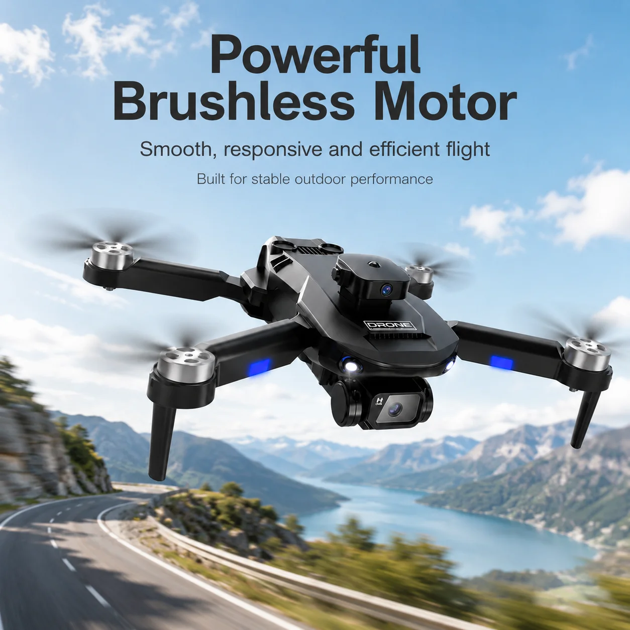 ZNLYRION 4K Dual Camera Brushless Drone F196 360° Obstacle Avoidance Optical Flow Positioning 20Mins Flight Time WIFI FPV RC Quadcopter