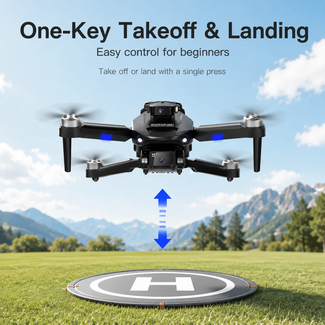 ZNLYRION Brushless Drone F196 4K Dual Camera 360° Obstacle Avoidance Optical Flow Positioning 20Mins Flight Time WIFI FPV RC Quadcopter