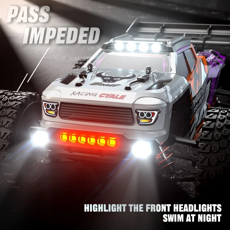 ZNLYRION RC Monster Truck 1:12 Scale 4WD Brushless Max 80KM/H 35A ESC Metal Drive Shaft Independent Suspension All Terrain RC Off-Road Racing Vehicle