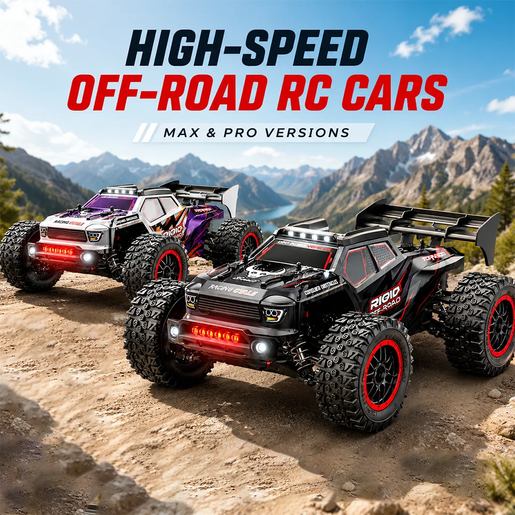 ZNLYRION SG316MAX PRO Brushless RC Off Road Truck 55+KM/H 4WD All Metal Differential Chassis 2.4G Full Proportional Remote Control RC Buggy With LED Light Hobby Car